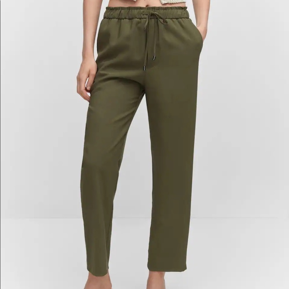 BNWT Mango Women’s Greet Slack Style flowy pants
